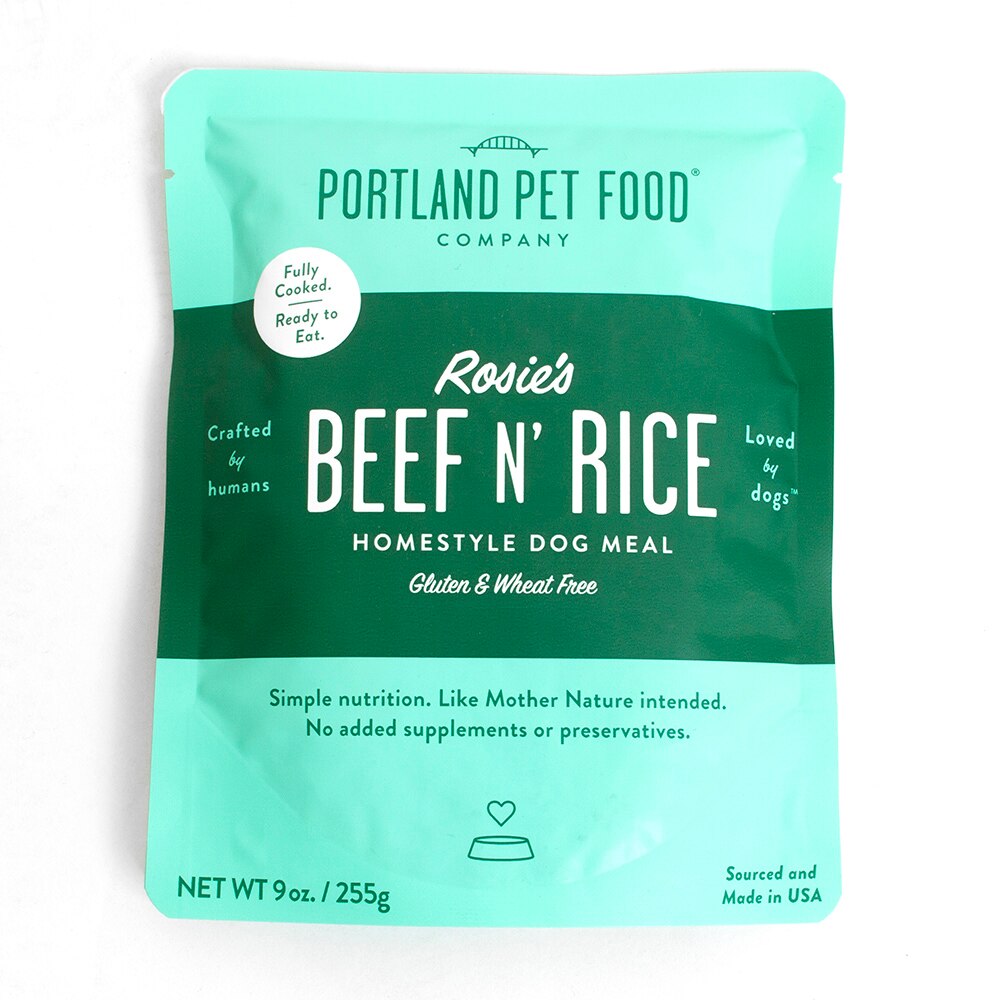 Portland, Pet Accessories, Gifts, Portland Pet Food, 9 ounce, Homestyle Meal, Rosie's Beef & Rice, 608129